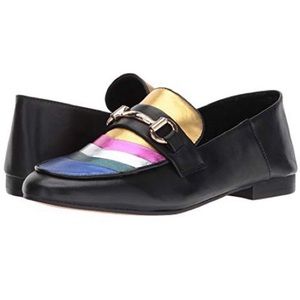 Metallic Rainbow loafers